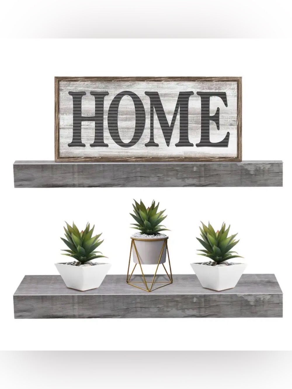 NWT-Sorbus 16" Long Floating Shelves with Invisible Mounting Set of 2